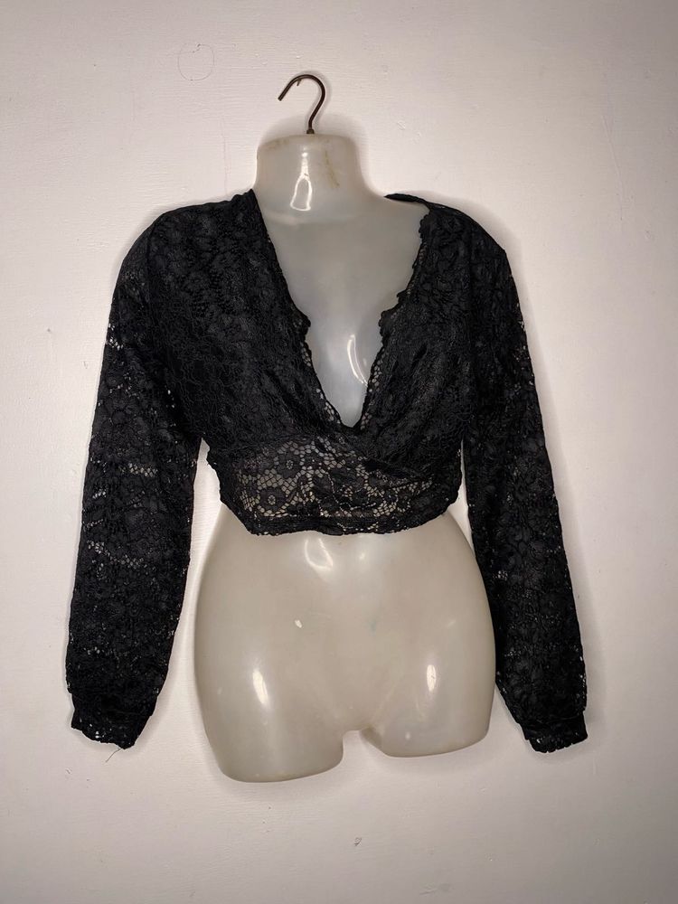 Lace Net Top