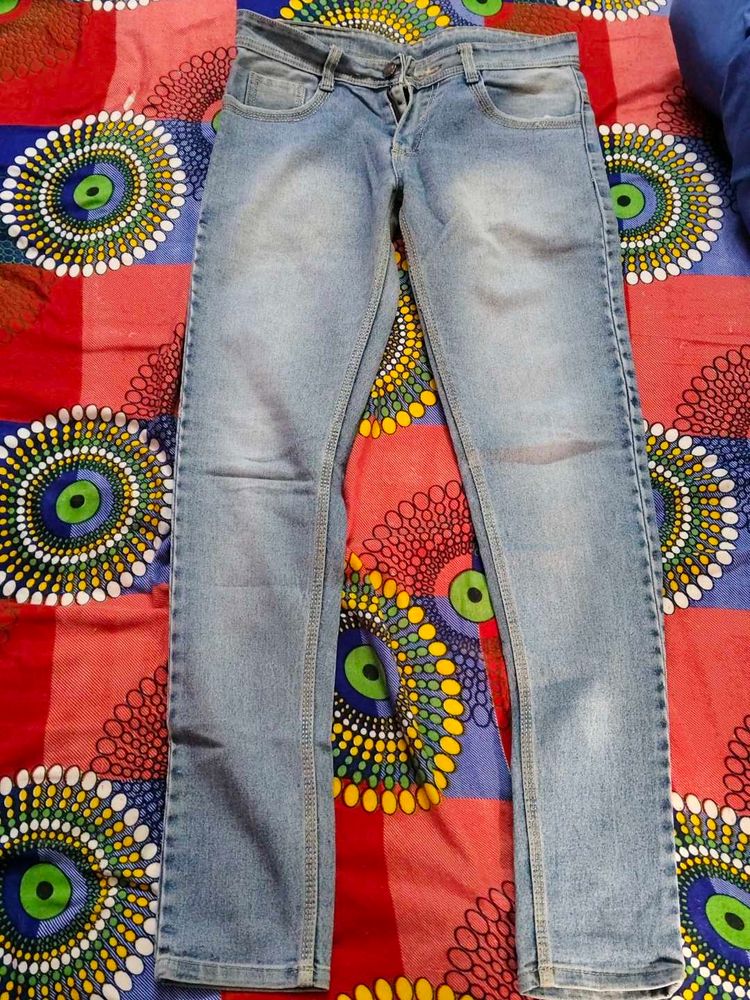 Light Wash Denim Jeans