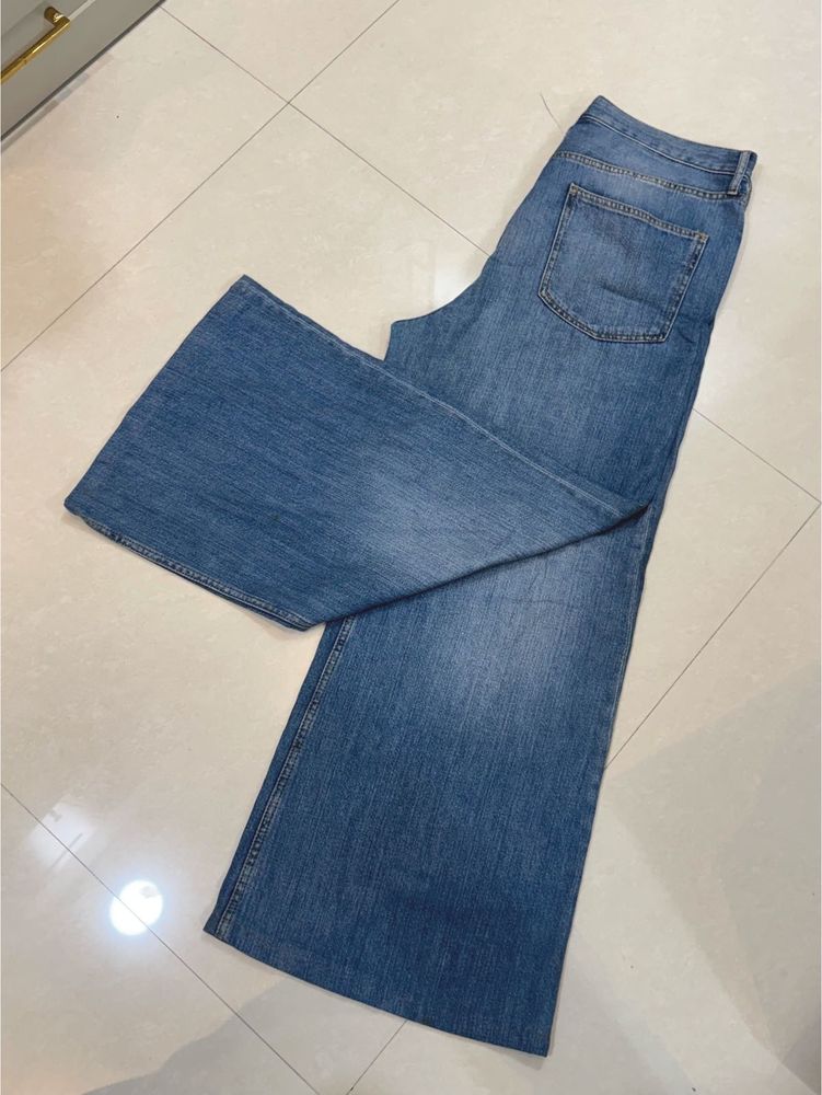 SALE‼️ ZARA Wide Legged Soft Denim 34