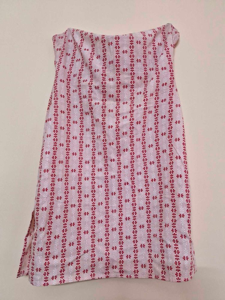 Pink Floral Print Top