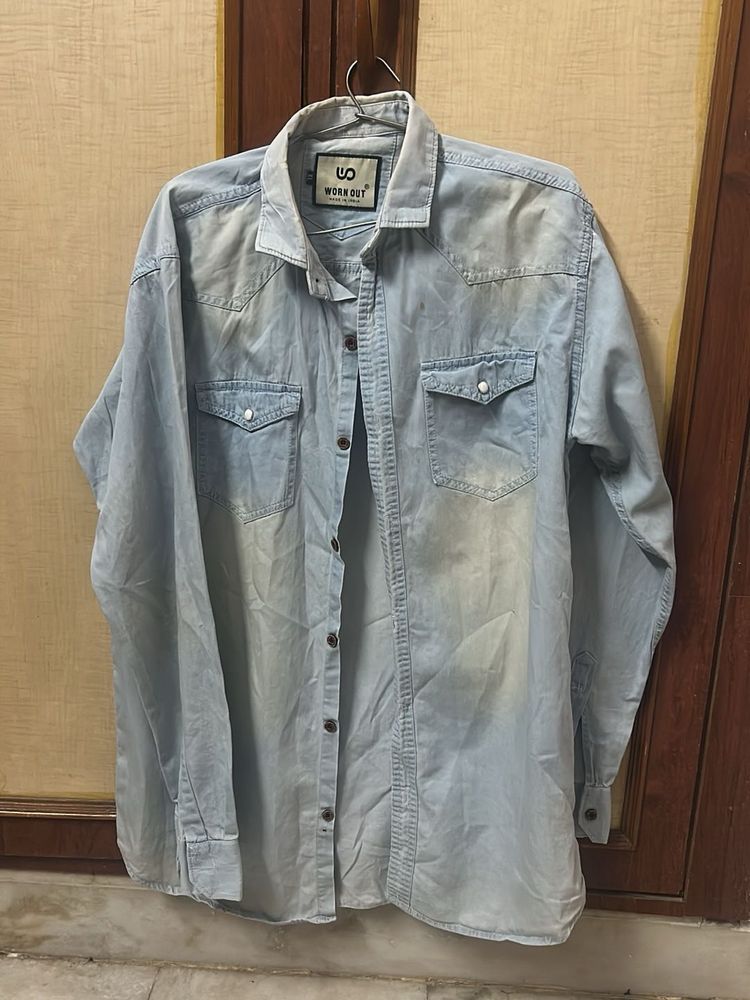 Denim Shirt - Casual Style