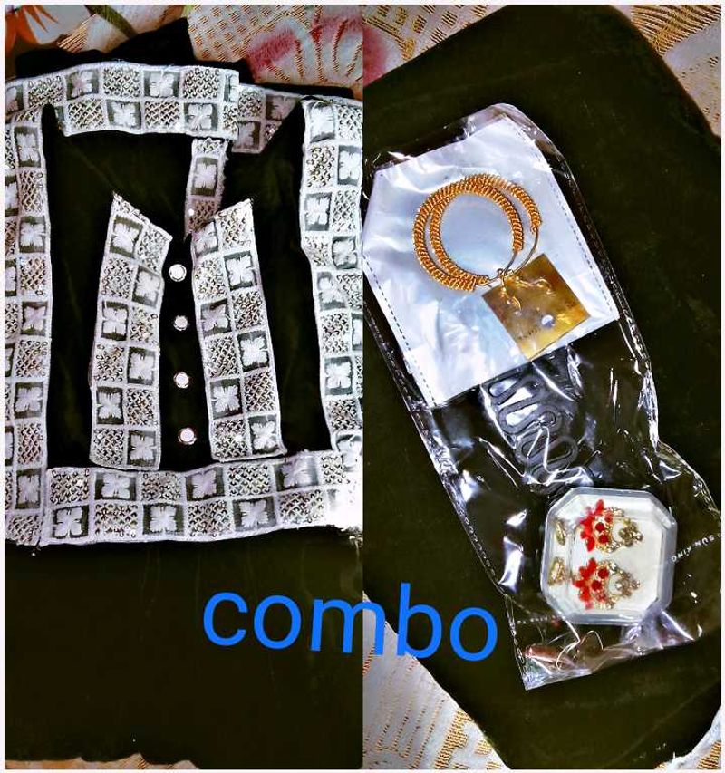 Kurti With2earings Hairstyle Clip
