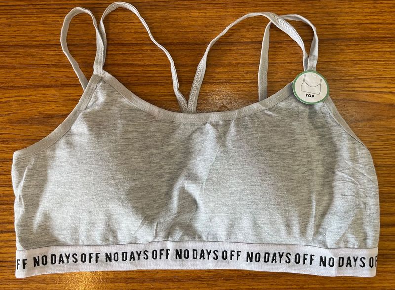 Gray &#39;No Days Off&#39; Bra