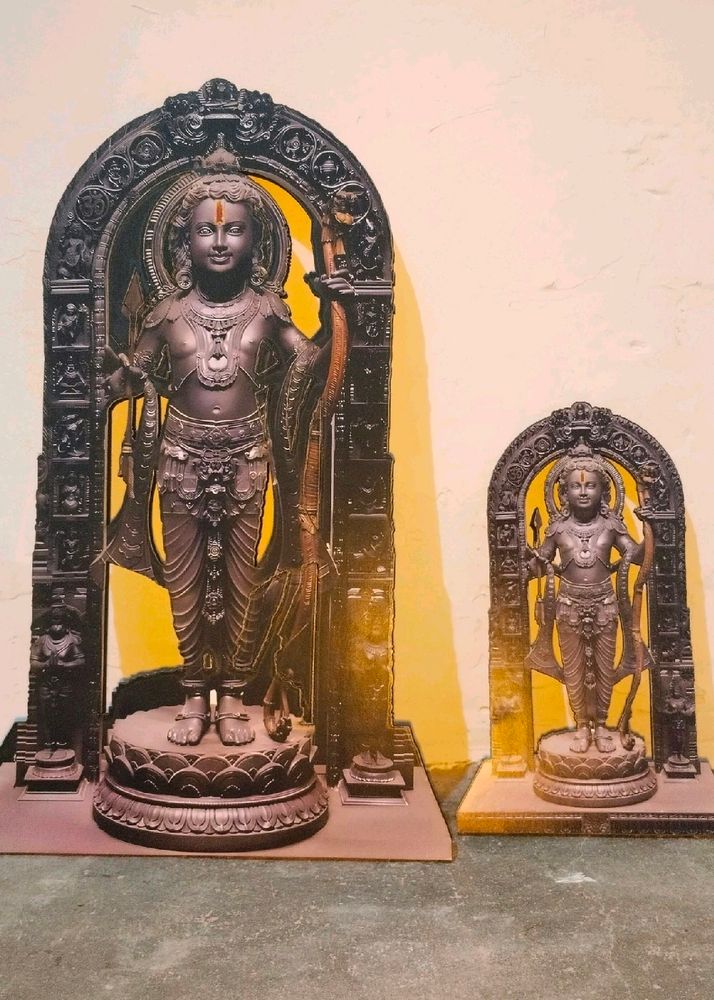 Ram Lalla Wood Pasting Design Laminated Pack Of 2