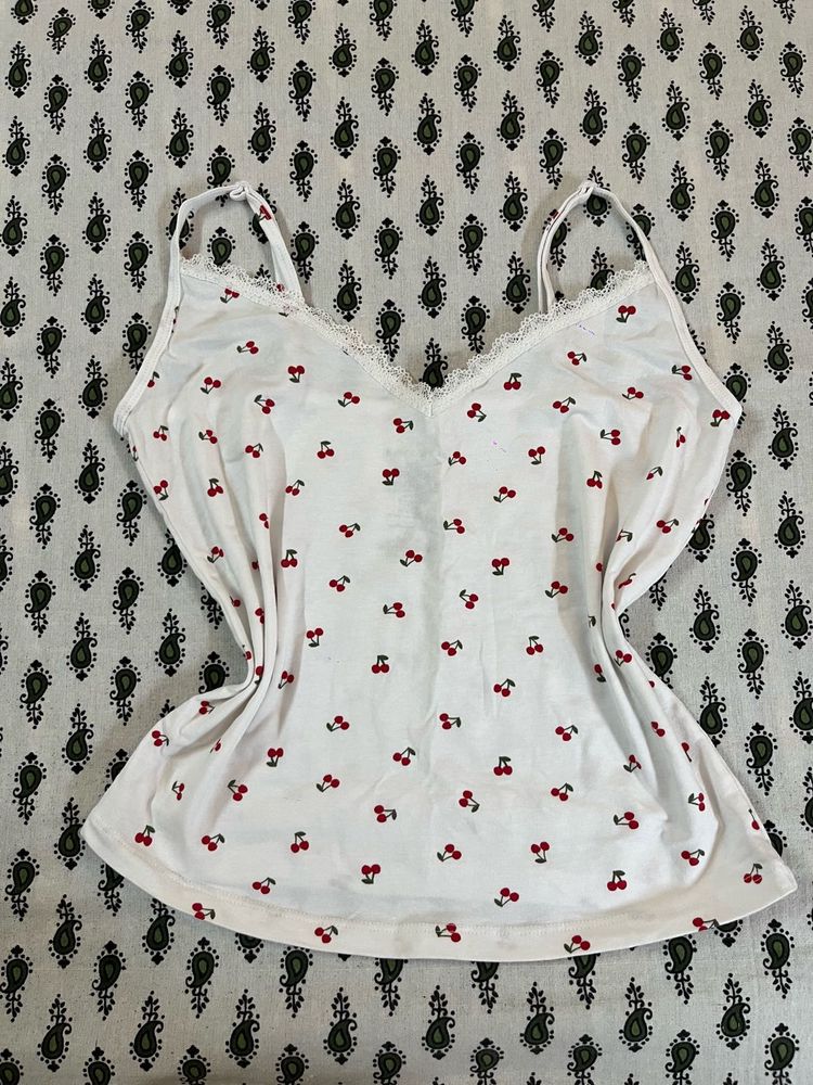 Cherry Print Cami Top