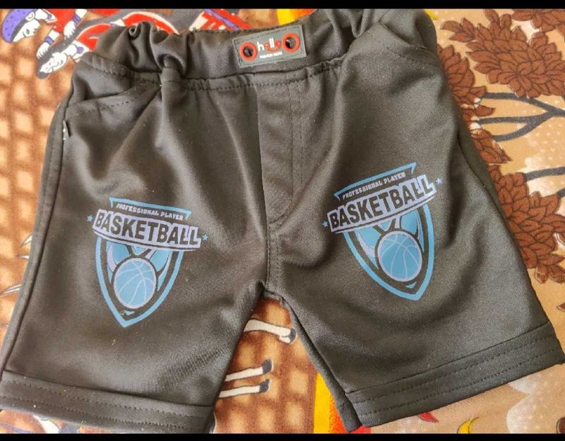 Combo Of Basketball Shorts And Party Wear Pants