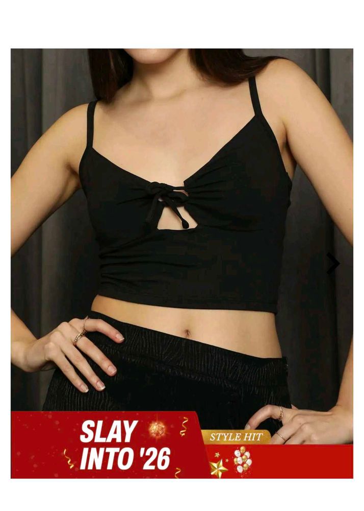 Black Crop Top Cum Inner Wear New