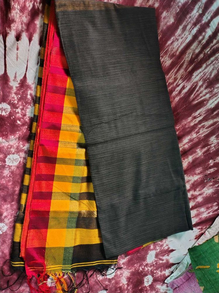 Cotton Silk Handloom Saree