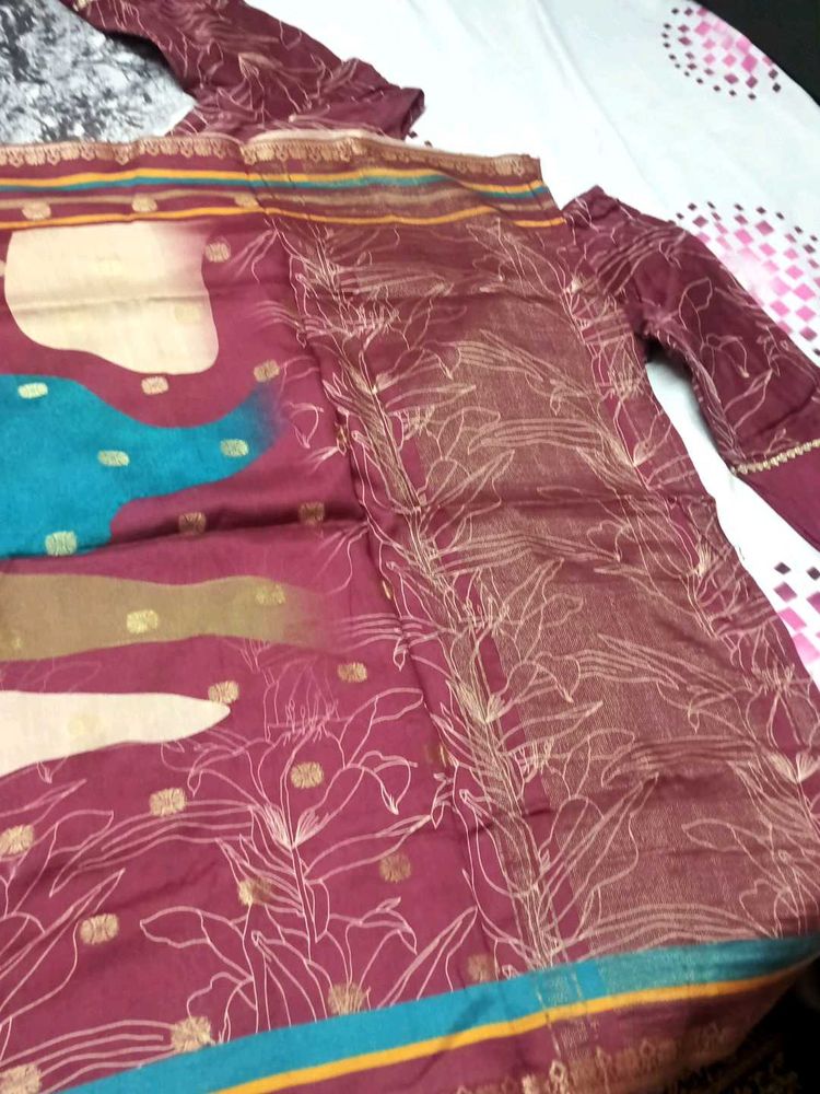 Floral Print Kurta