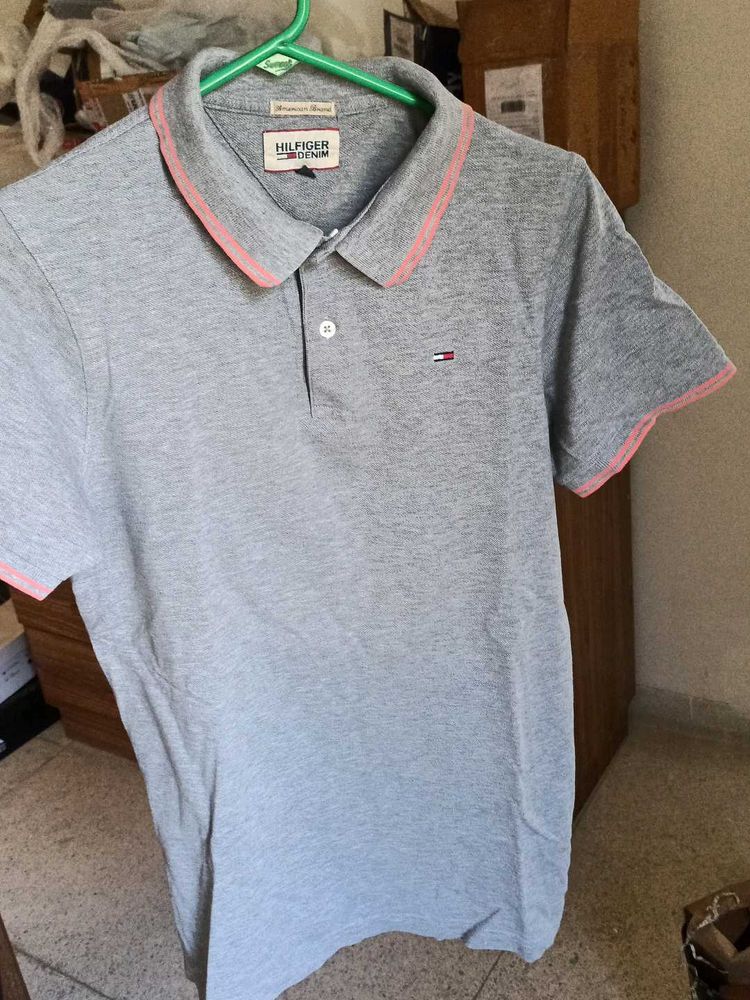 Authentic Tommy Polo Slim Fit Collar T Shirt