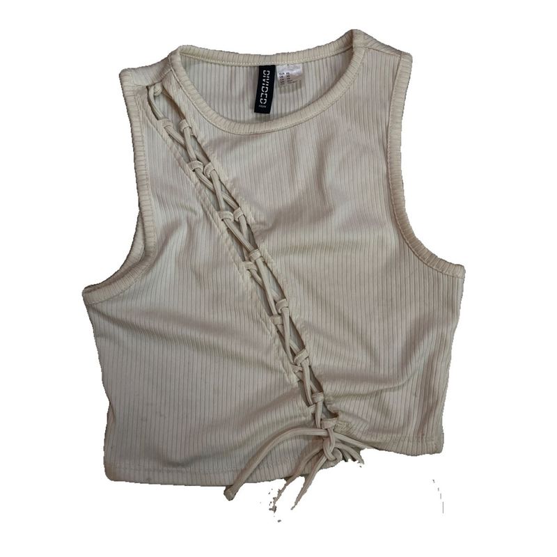 H&amp;M Divided Lace-Up Tank