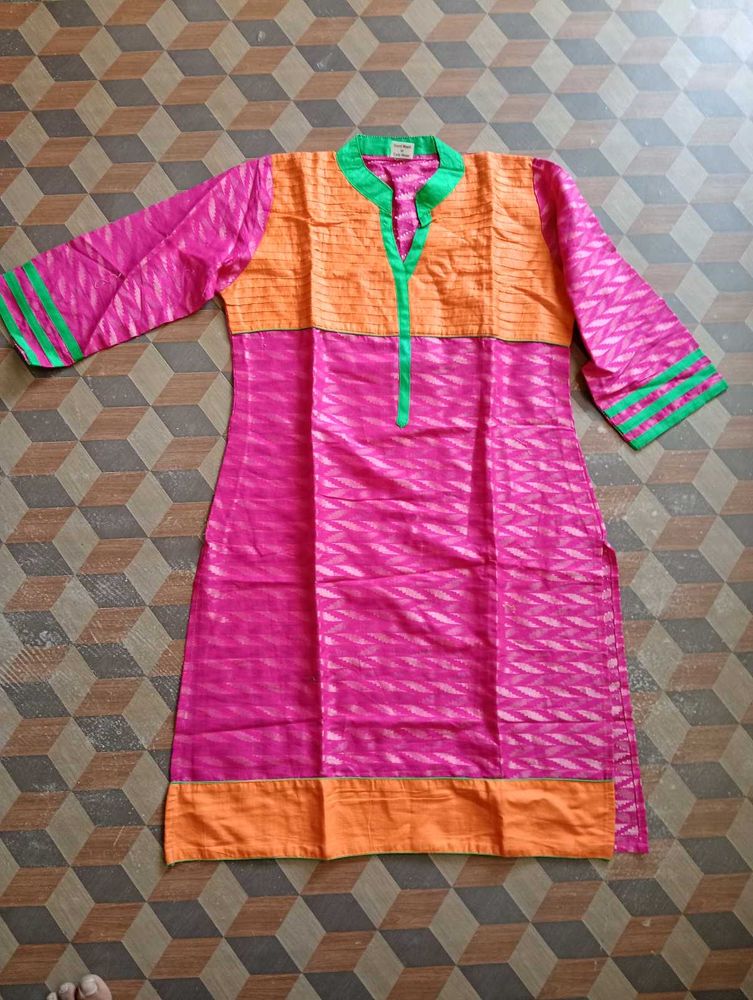 Pink &amp; Orange Tunic Top