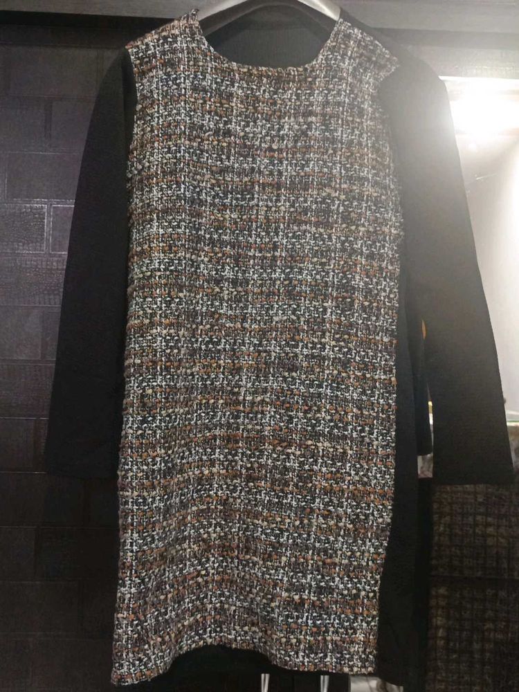 Tweed Style Dress