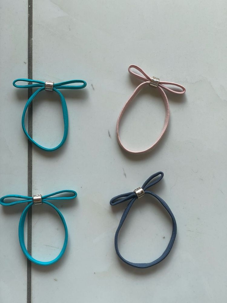 Pre-Loved Hair Ties – Set of 4 (Cute &amp; Functional)