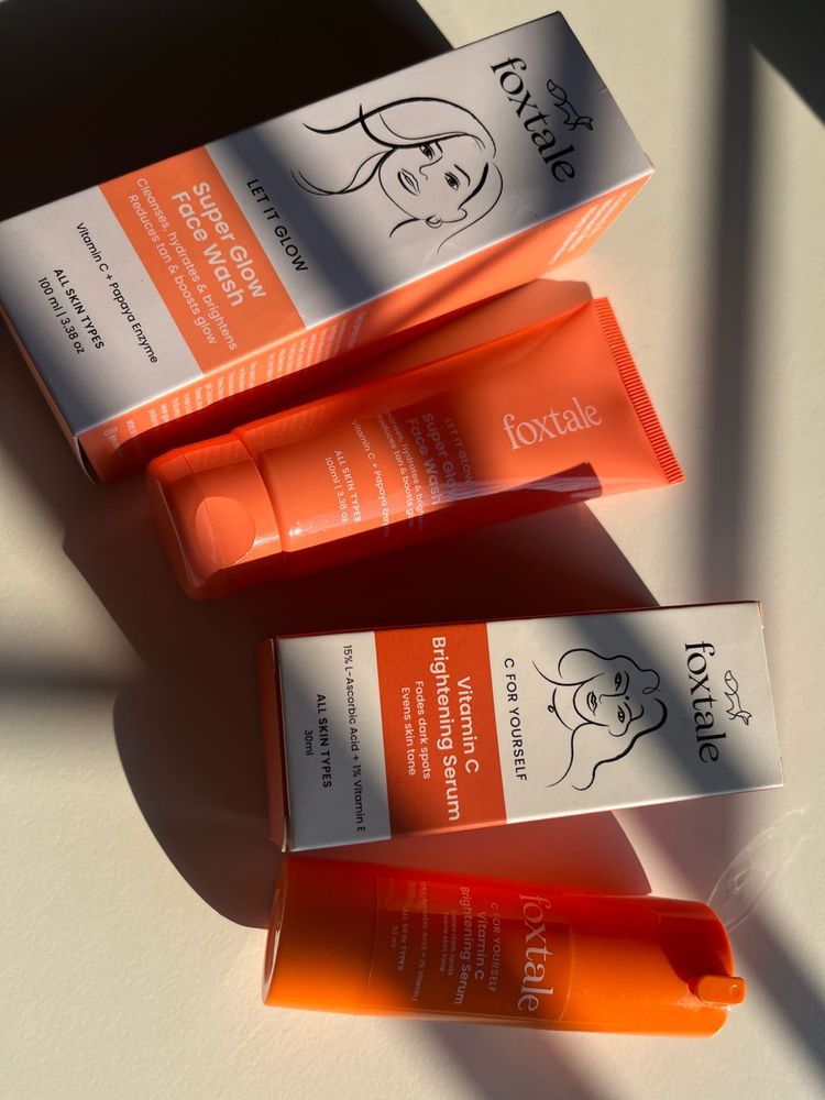 Foxtale Vitamin C Brightening Serum + Super Glow F