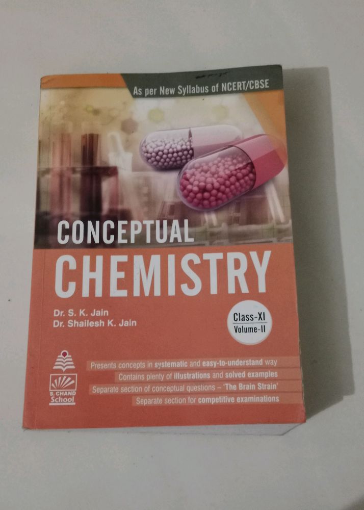 S.Chand  Conceptual Chemistry Volume 2 Class 11  B