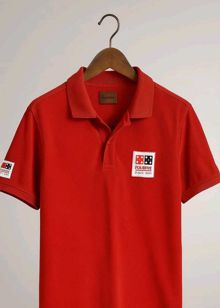 Classic Red Polo T-Shirt – Timeless Style