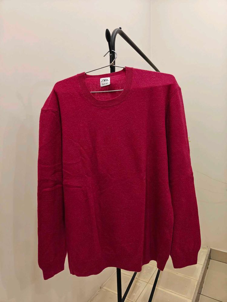 Burgundy Sweater Cashemere Fabric