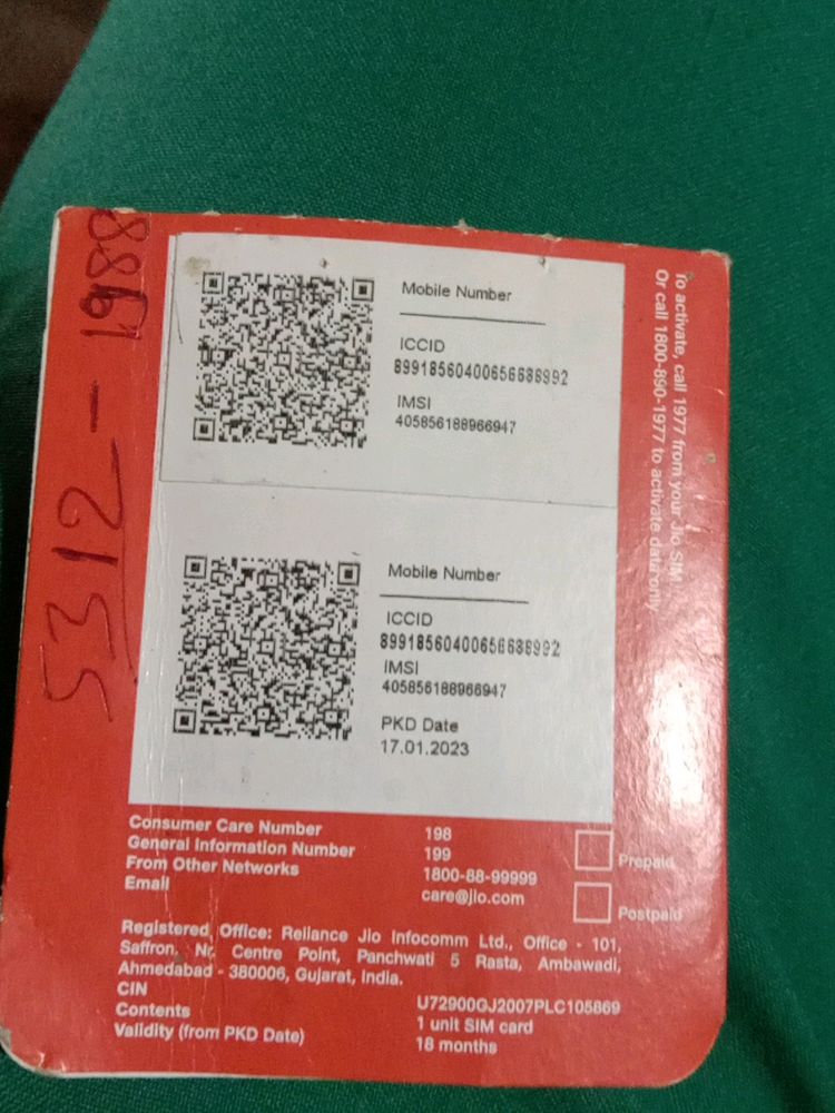 Jio Sim