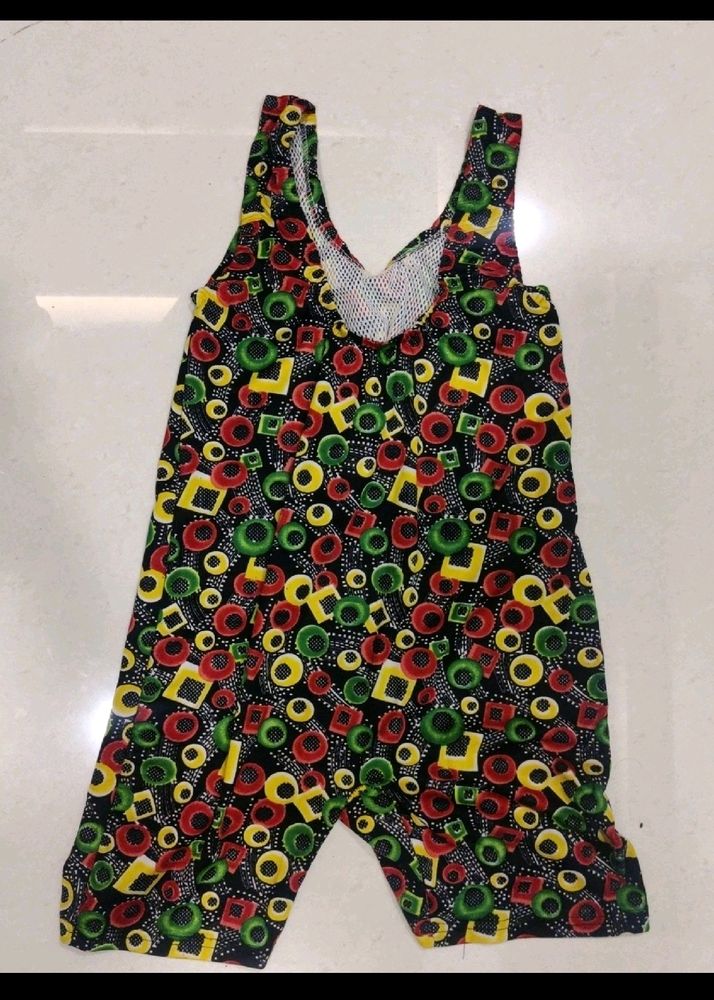 Funky Patterned Swimming Suit