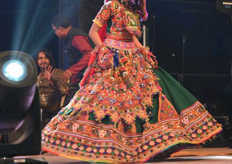 Colorful Embroidered Lehenga Choli