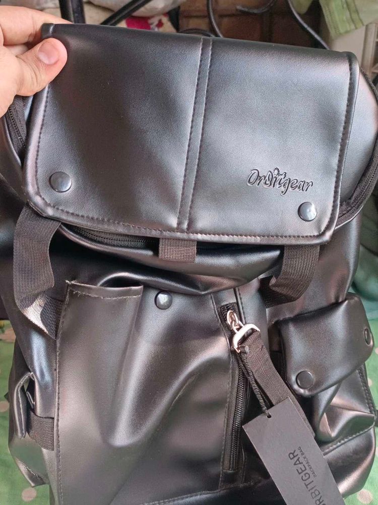ORBITGEAR LEATHER BACKPACK