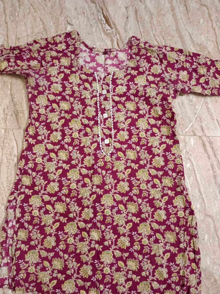 Floral Print Kurti