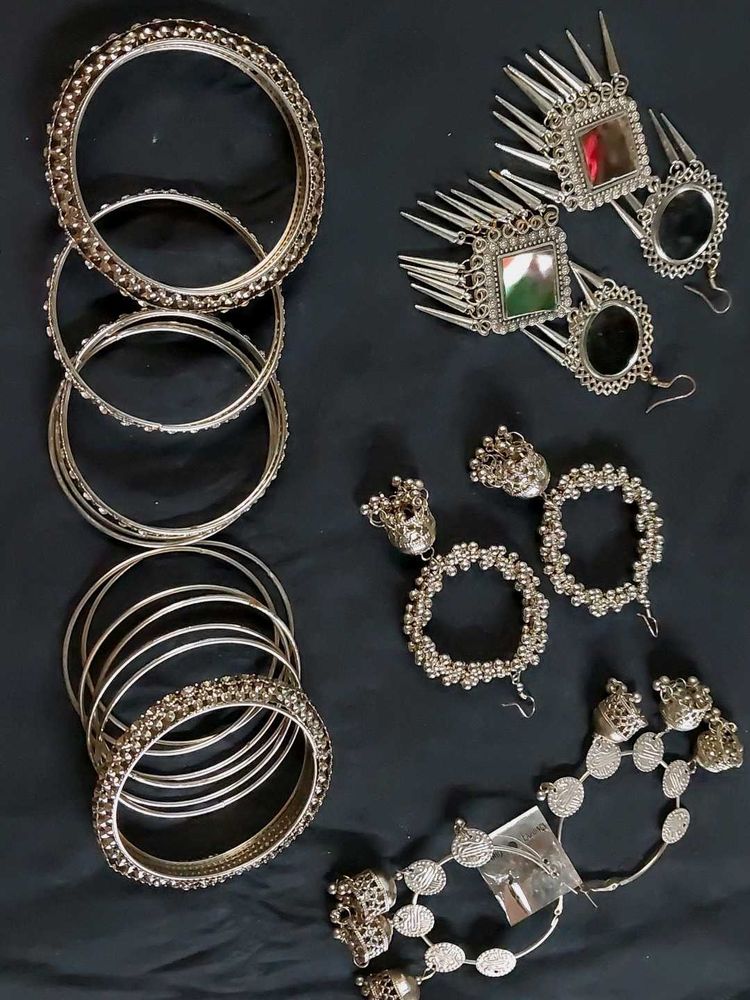 Silver Tone Jewelry Collection