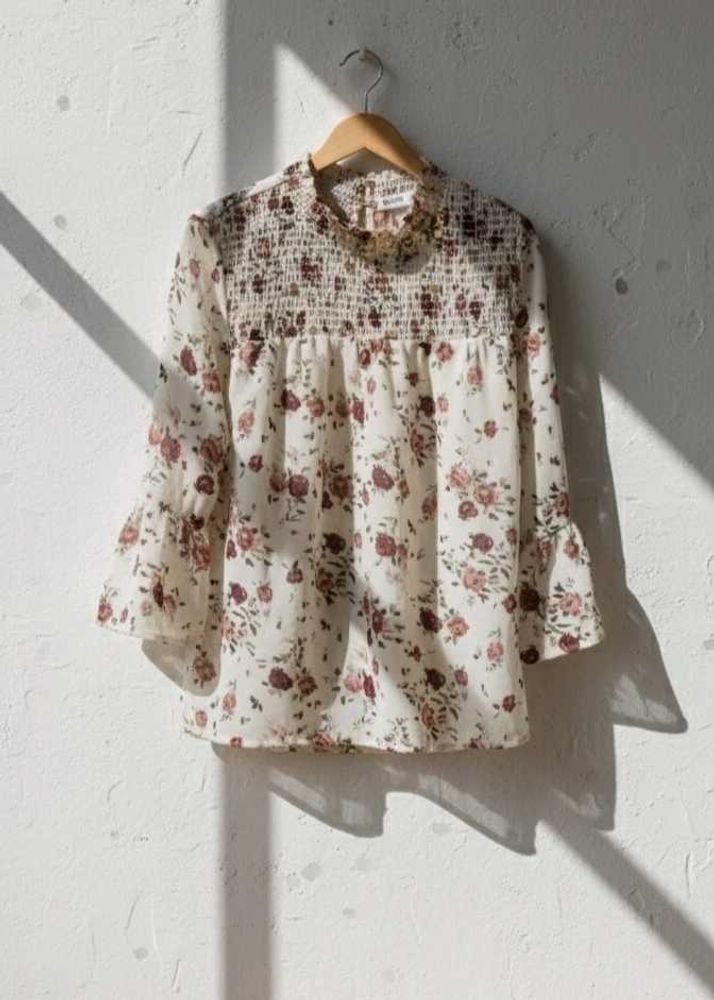 Mavie Vintage Floral Tunic Top