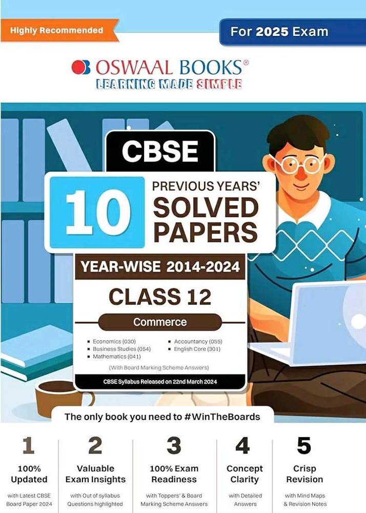 CBSE Class 12 Commerce Solved Papers-Oswal