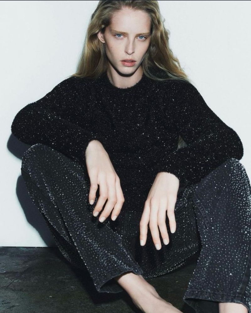 *Final Sale* ZARA Rhinestone Jeans