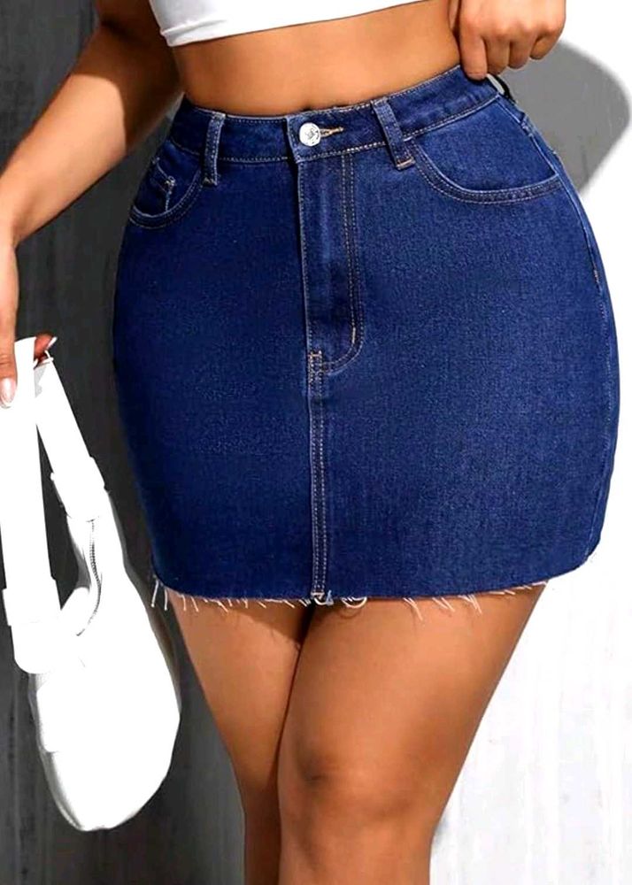 Denim Mini Skirt