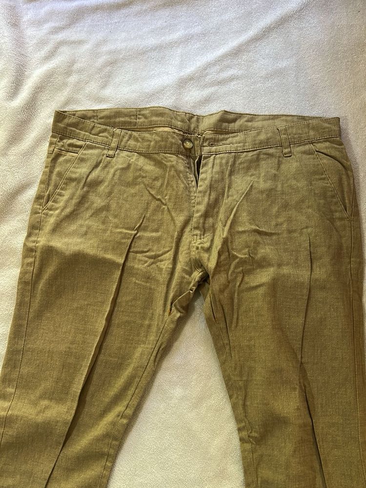 Khaki Casual Pants