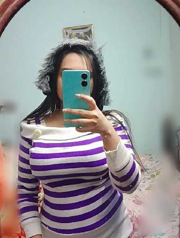 Striped Knit Top for winter 🥶❄️