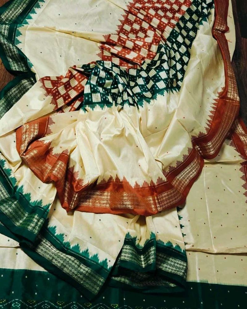 100% Pure Silk Rare Bomkai