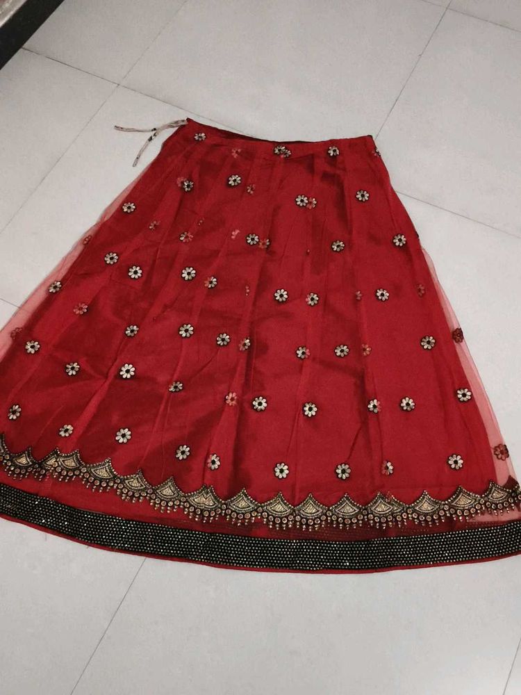 Elegant Red Lehenga