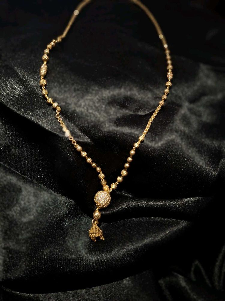 Gold Beaded Necklace