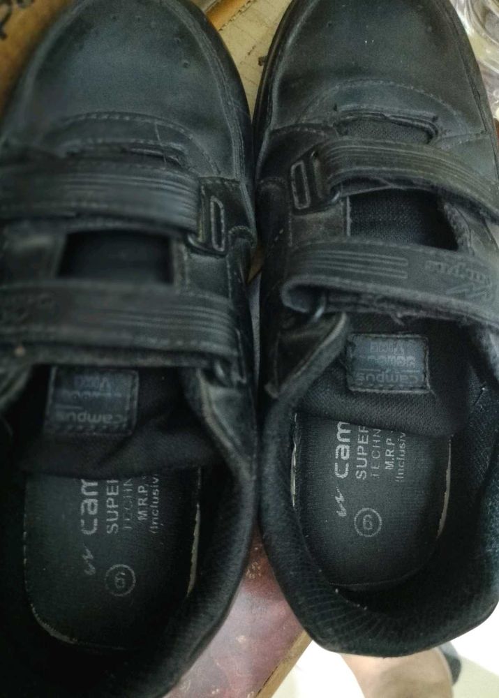 Campus Black Shoes