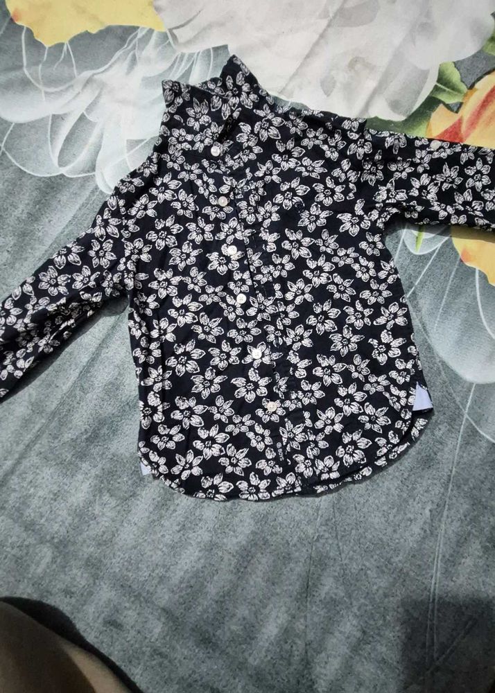 Floral Button Down Shirt With Jeans