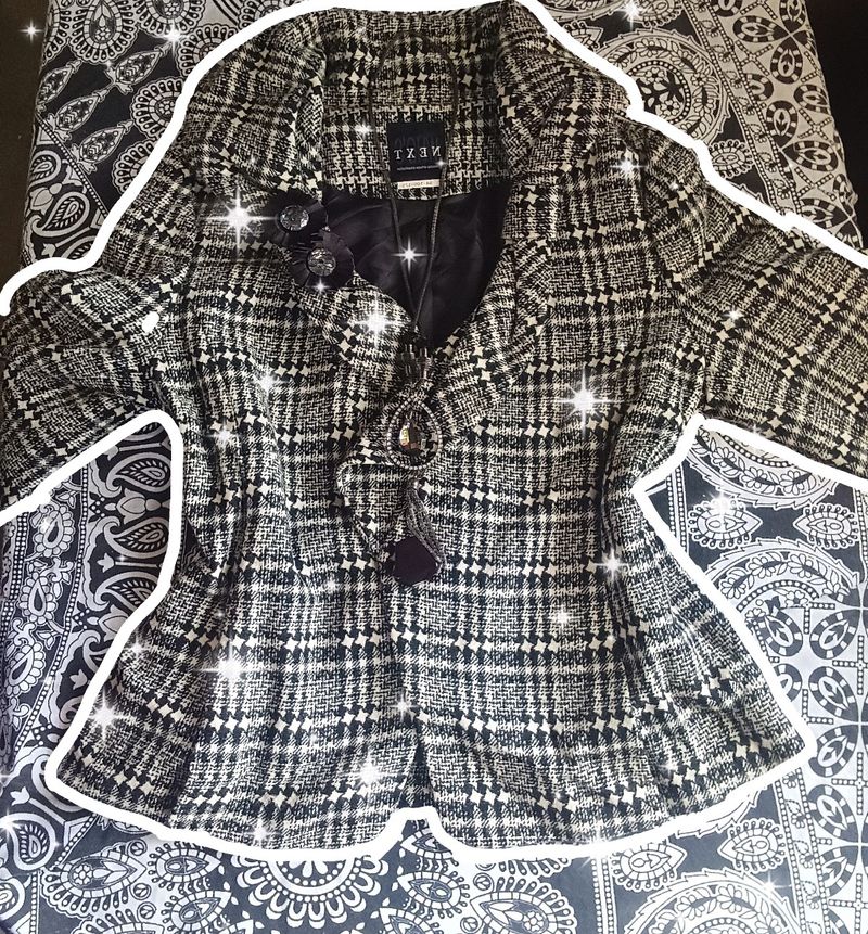 jigsaw black&amp;white blazer🖤🤍