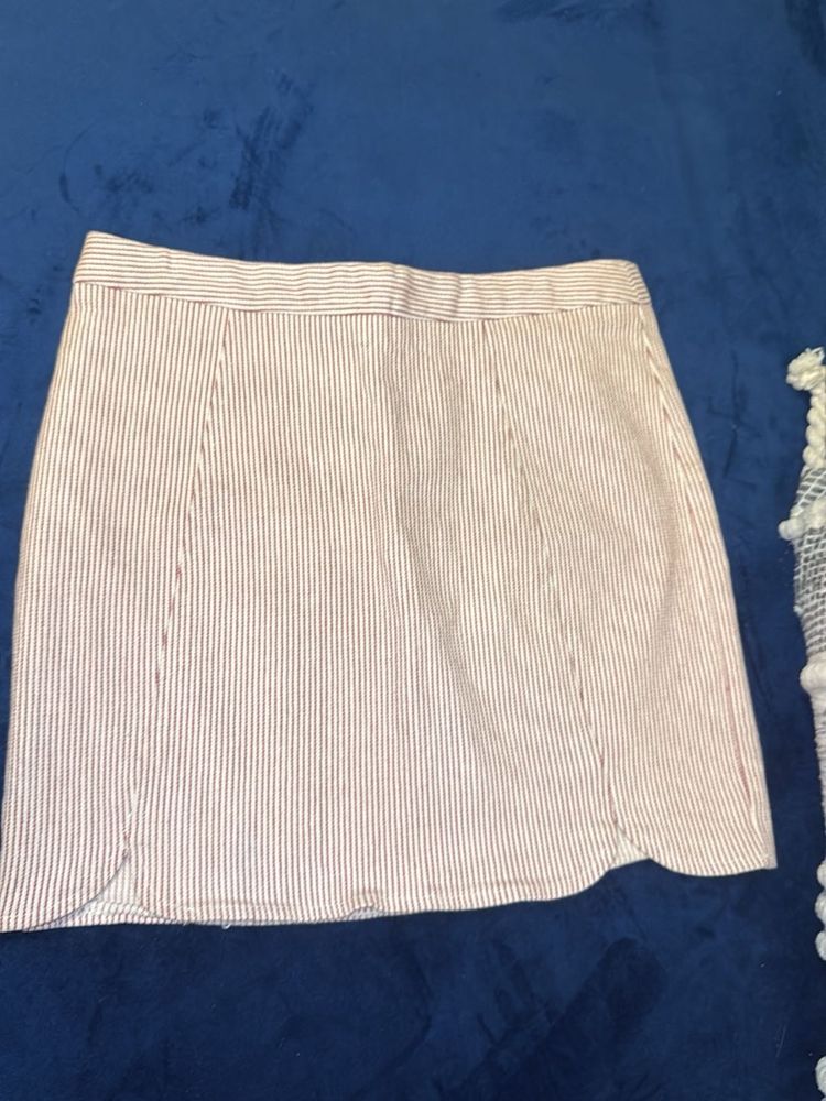 Striped Mini Skirt