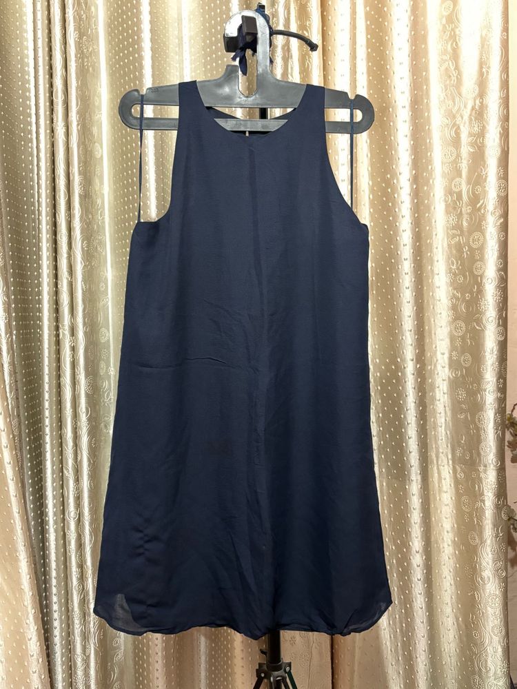 Navy Sleeveless Dress