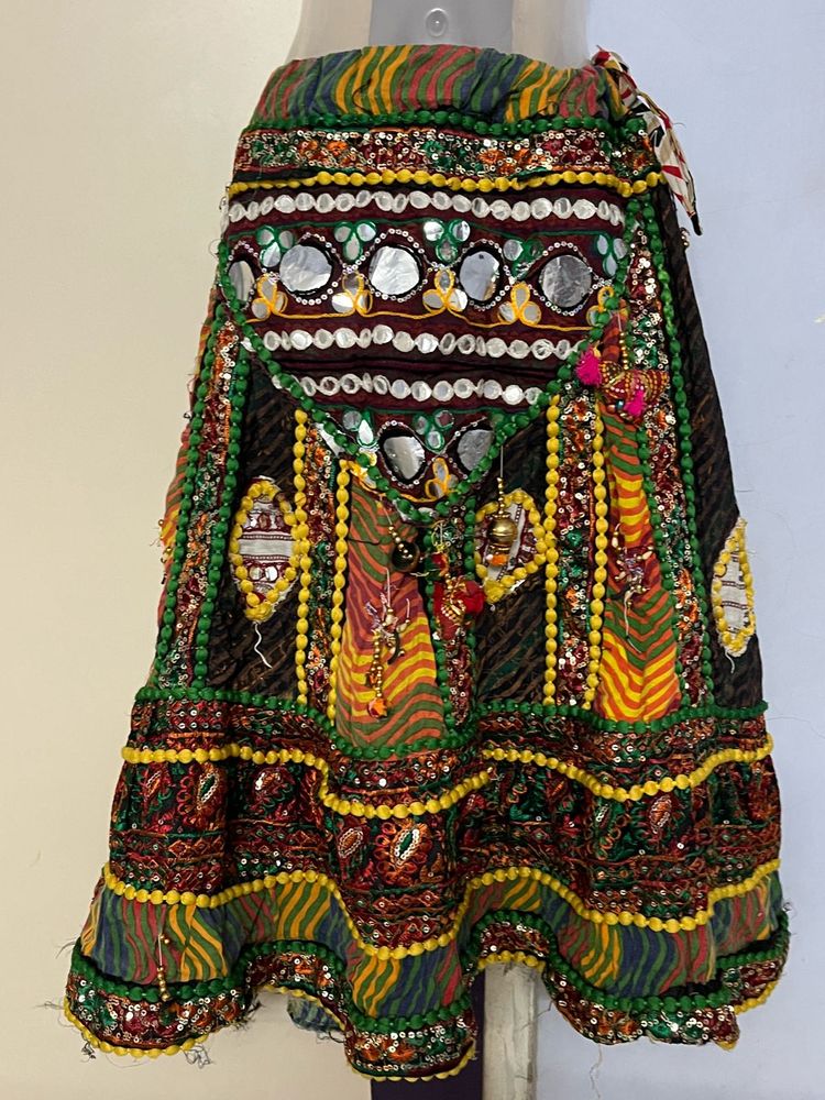 Navratri Ethnic Embroidered Skirt