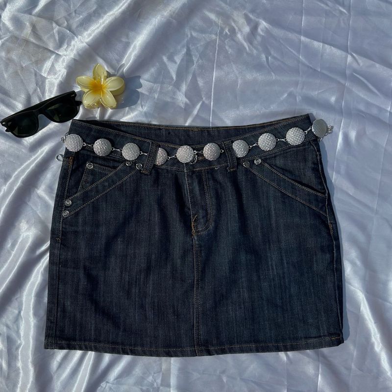 Denim Mini skirt