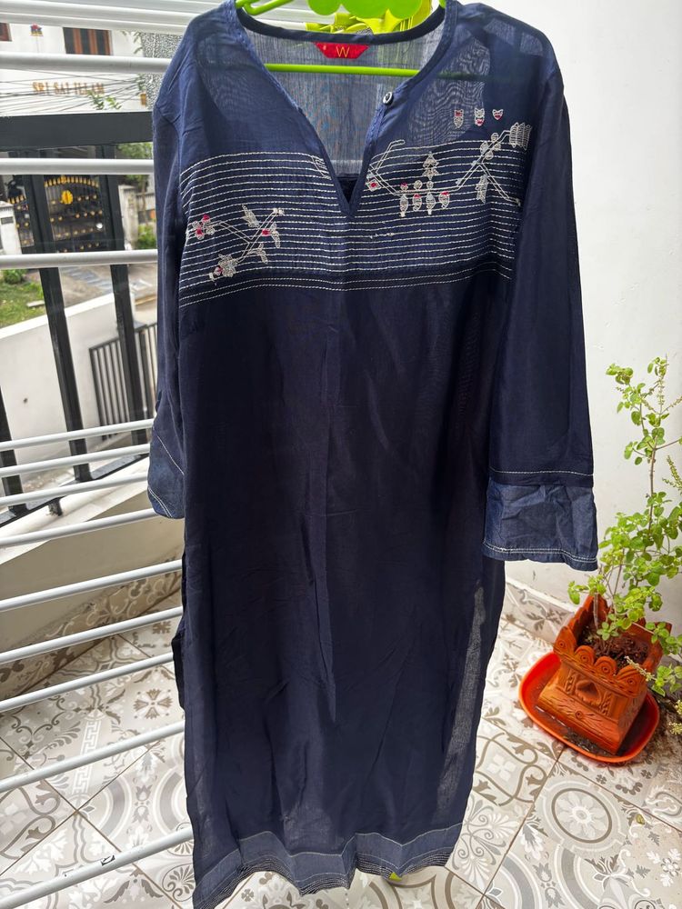 Elegant Blue Kurta