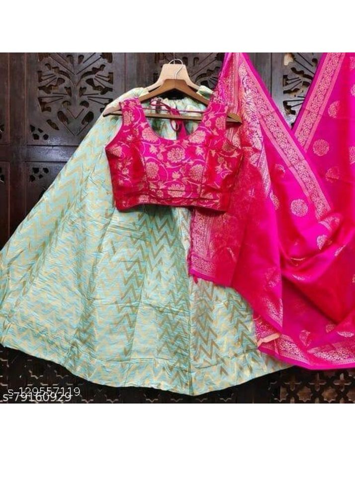 Elegant Lehenga Choli Set Ready made Blouse