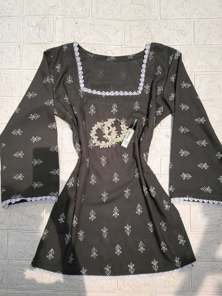 Printed Short Kurti🎀