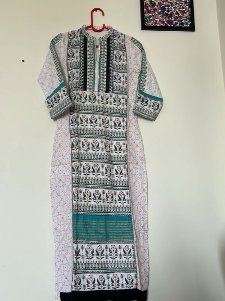 Floral Print Kurti Dress