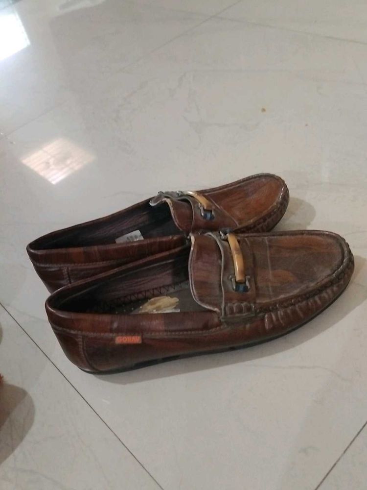 Brown Leather Loafers