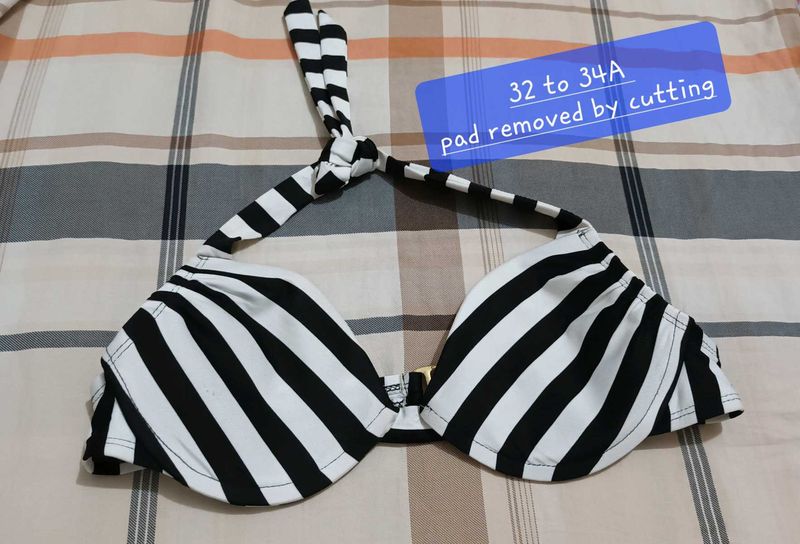 Striped Bikini Top